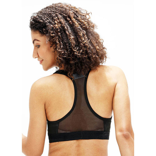 Shrey Womens Clair Sports Bra Extra Small (Black)