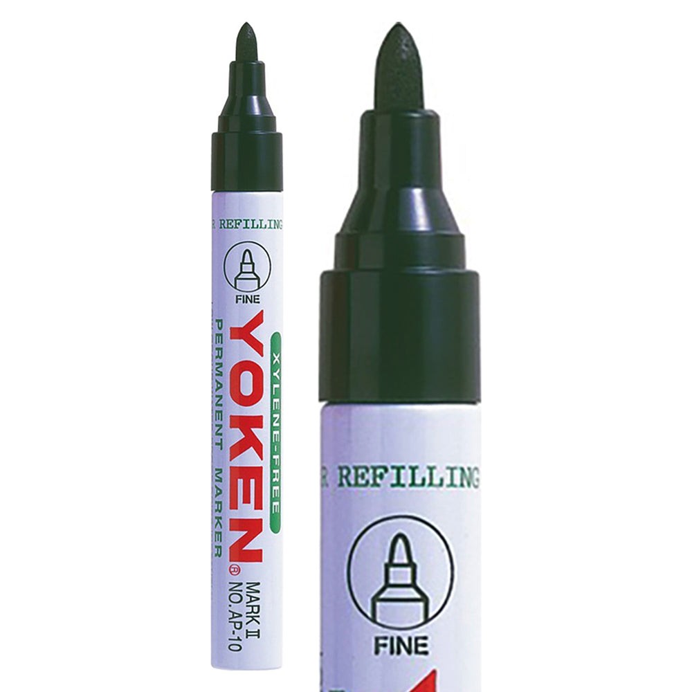 Yoken Markers 12pcs (Black)