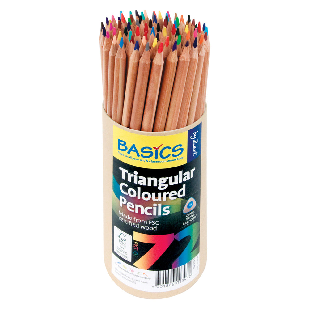 Basics Triangular Colour Pencils