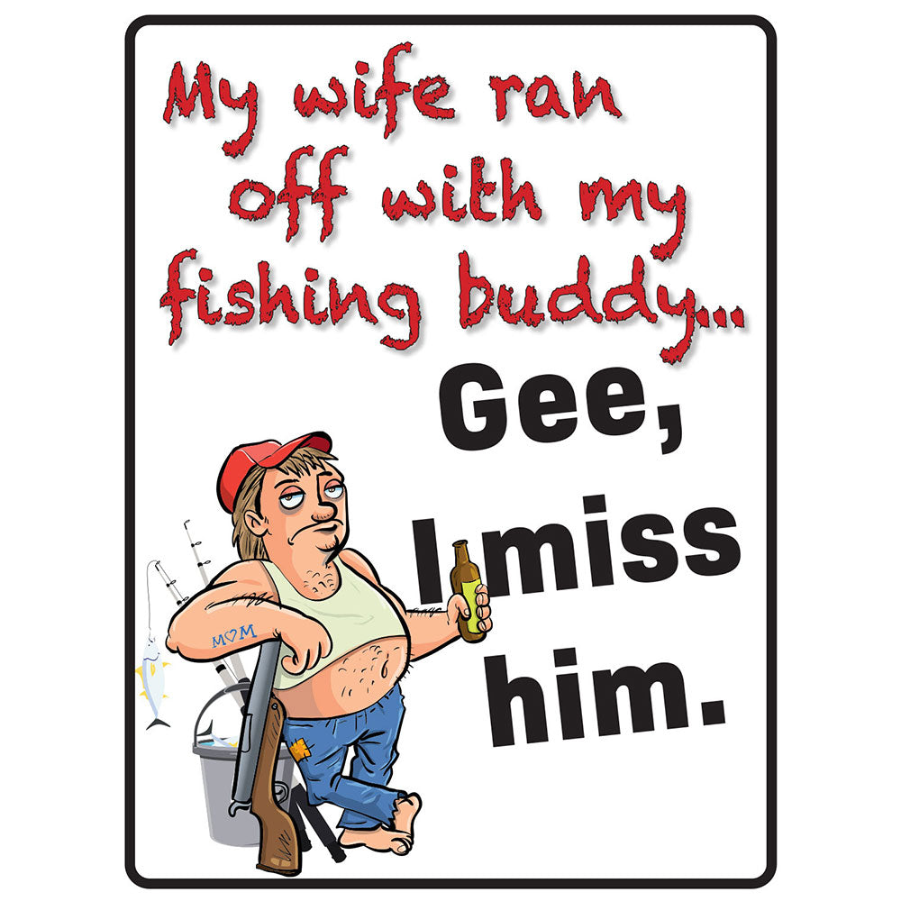 Schweres Blechschild aus Stahl (30 x 40 cm)