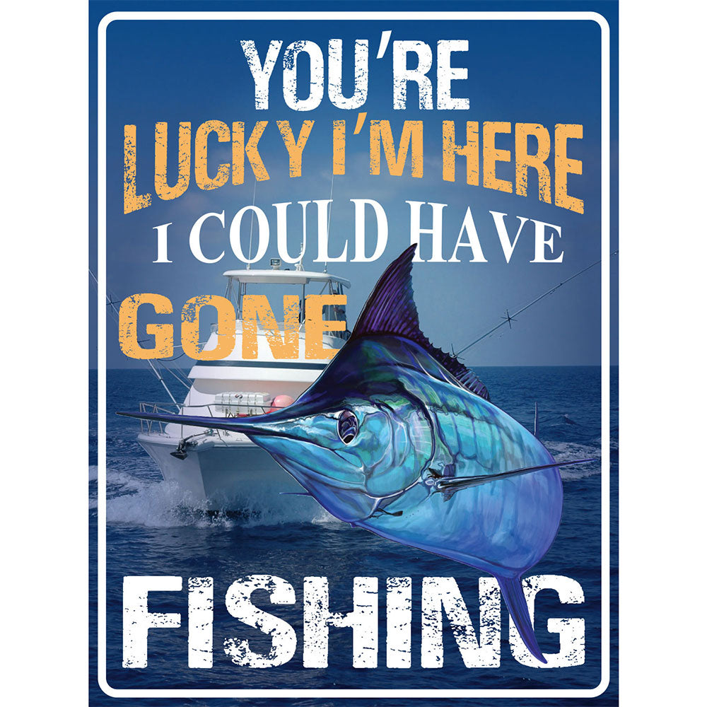 Schweres Blechschild aus Stahl (30 x 40 cm)