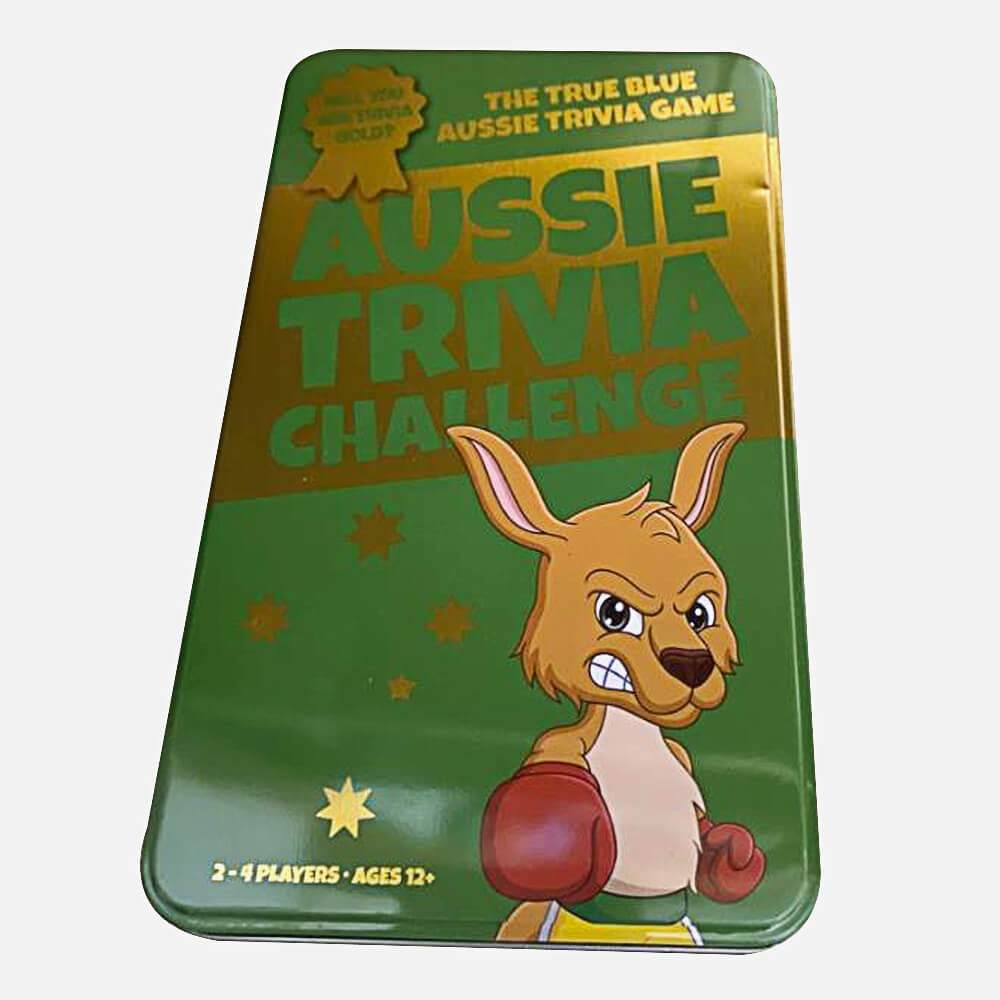 Aussie Trivia Challenge Tin Card Game