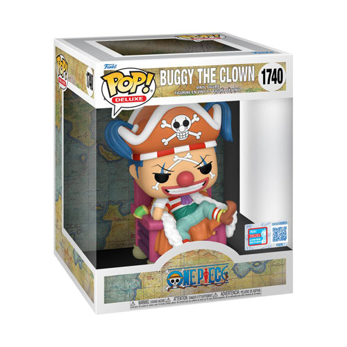 One Piece Buggy the Clown (on Throne) NYCC 2024 Exclusive Pop! Deluxe