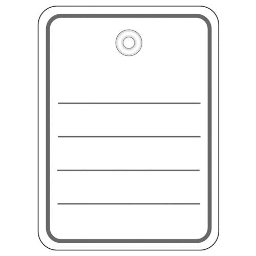 Herma Stringless Merch Tags with Eyelet 1000pc