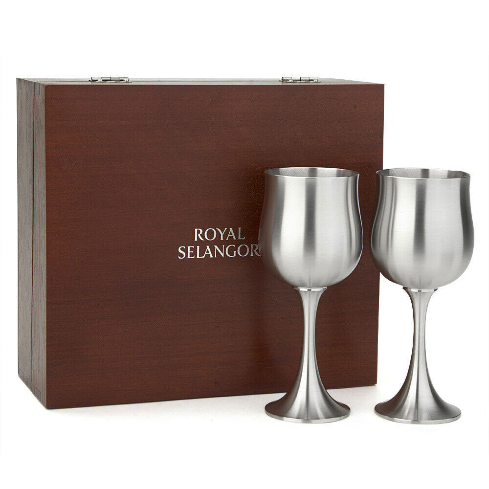 Royal Selangor Weinkelch mit Geschenkbox (2er-Set)