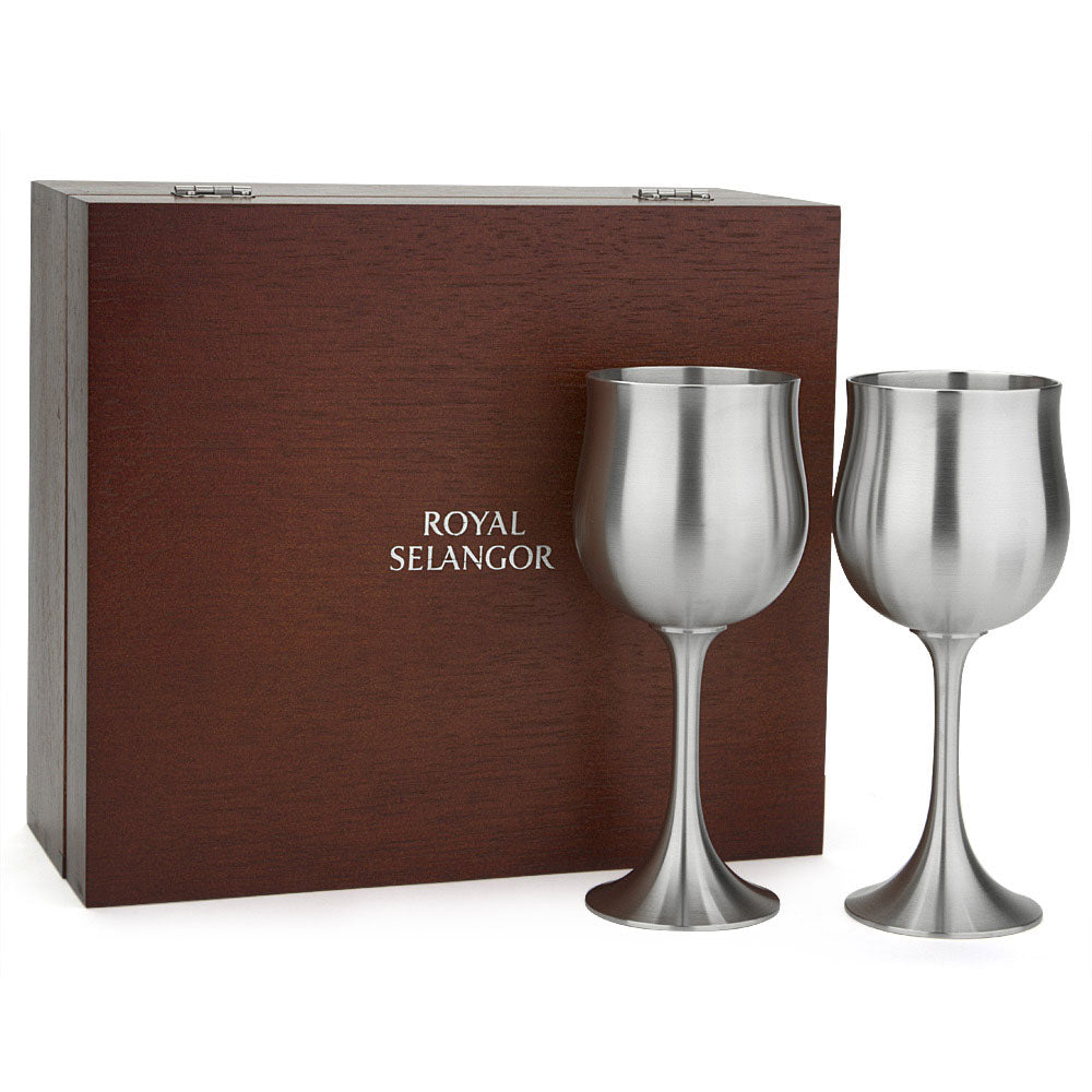 Royal Selangor Weinkelch mit Geschenkbox (2er-Set)