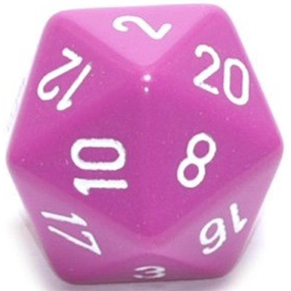 D20 DICE OPAQUE(34mm)