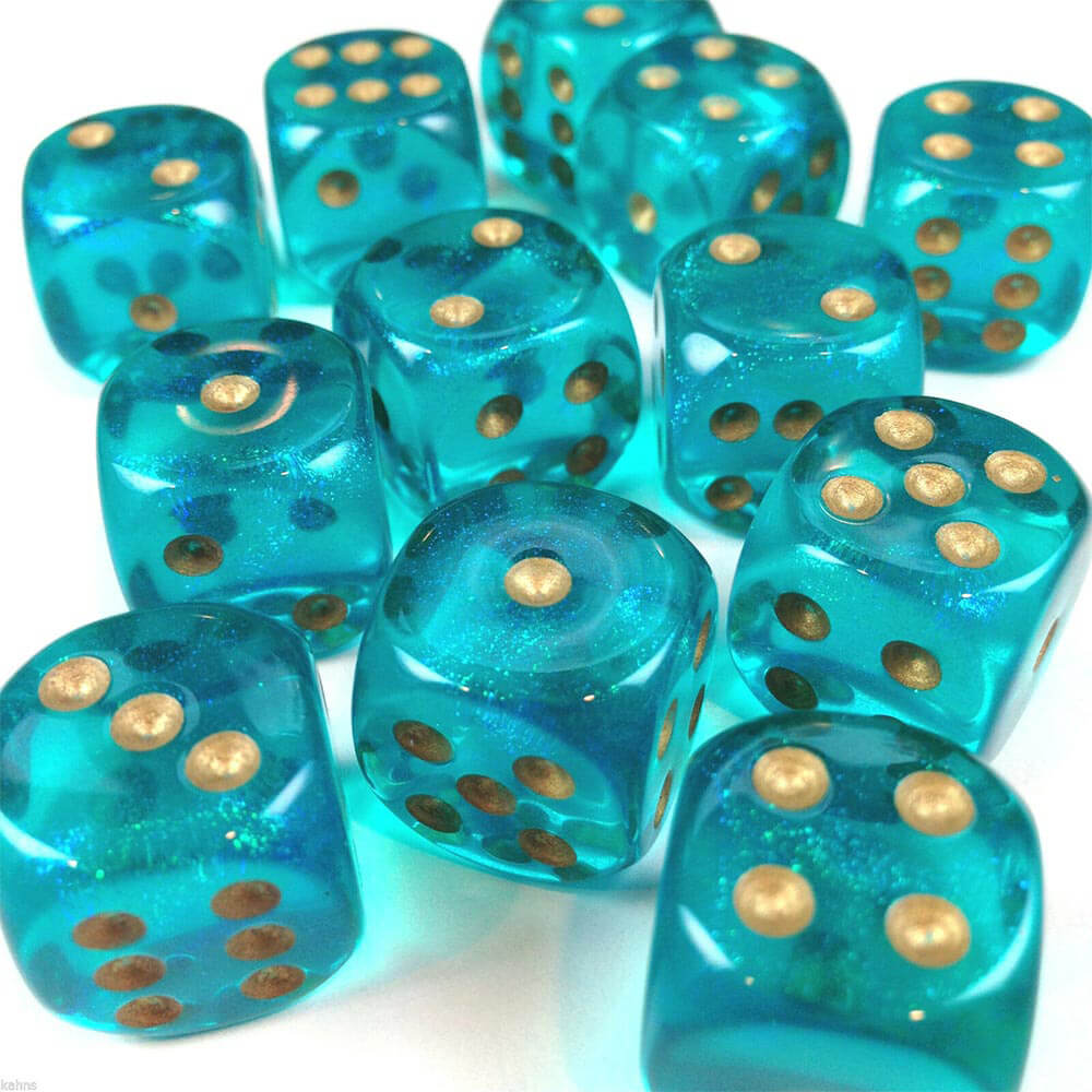 D6 Dice Borealis 16mm(12サイコロ)