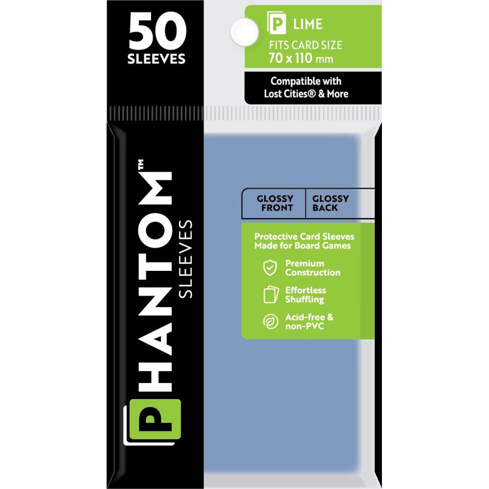 ライムファントムスリーブ50pcs(70x110mm)