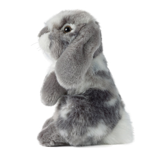 Living Nature Grey Sitting Lop Eared Rabbit
