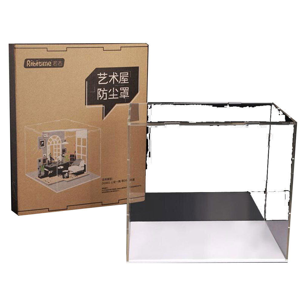 Robotime Puppenhaus-Staubschutzhülle aus Acryl