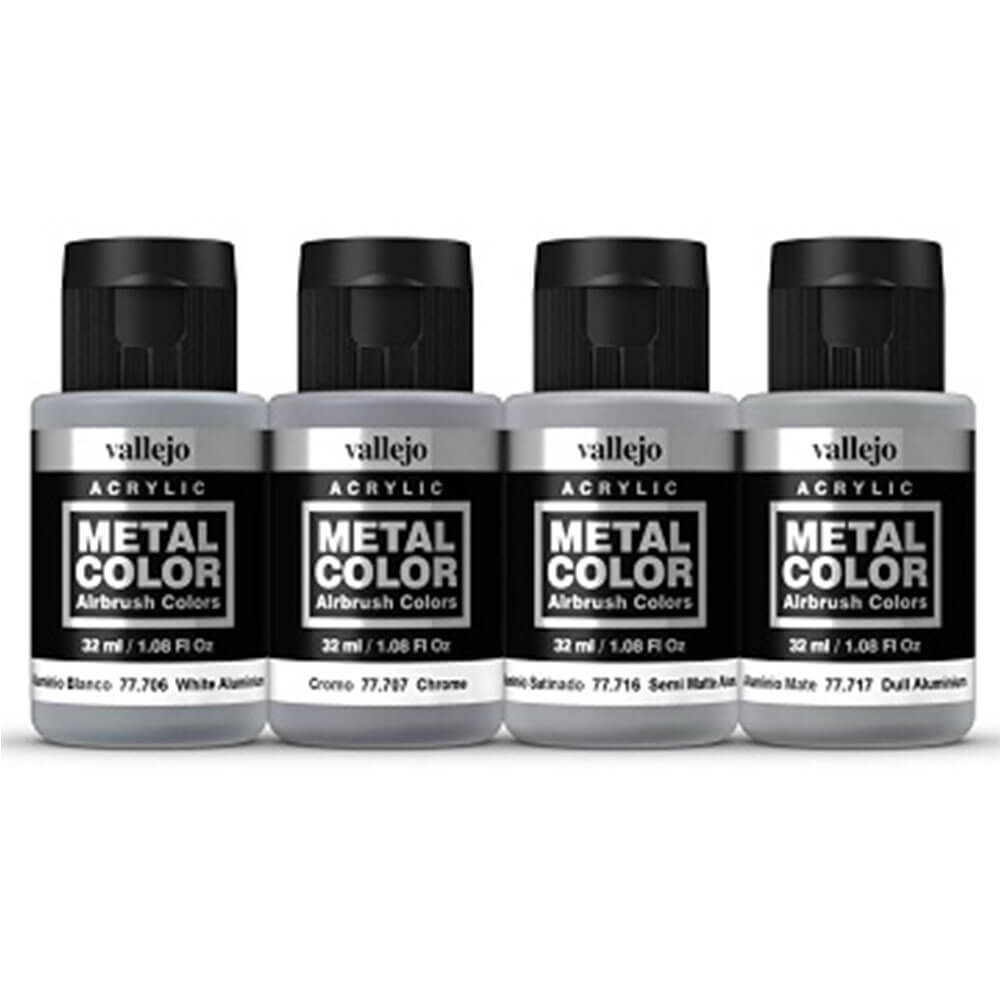 Vallejo Metal Color 4PCSアクリルペイントセット