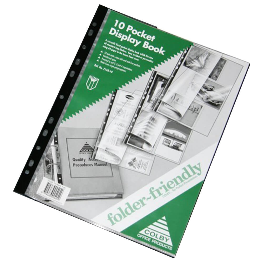 コルビーフォルダーフレンドリーディスプレイブックA4(黒)