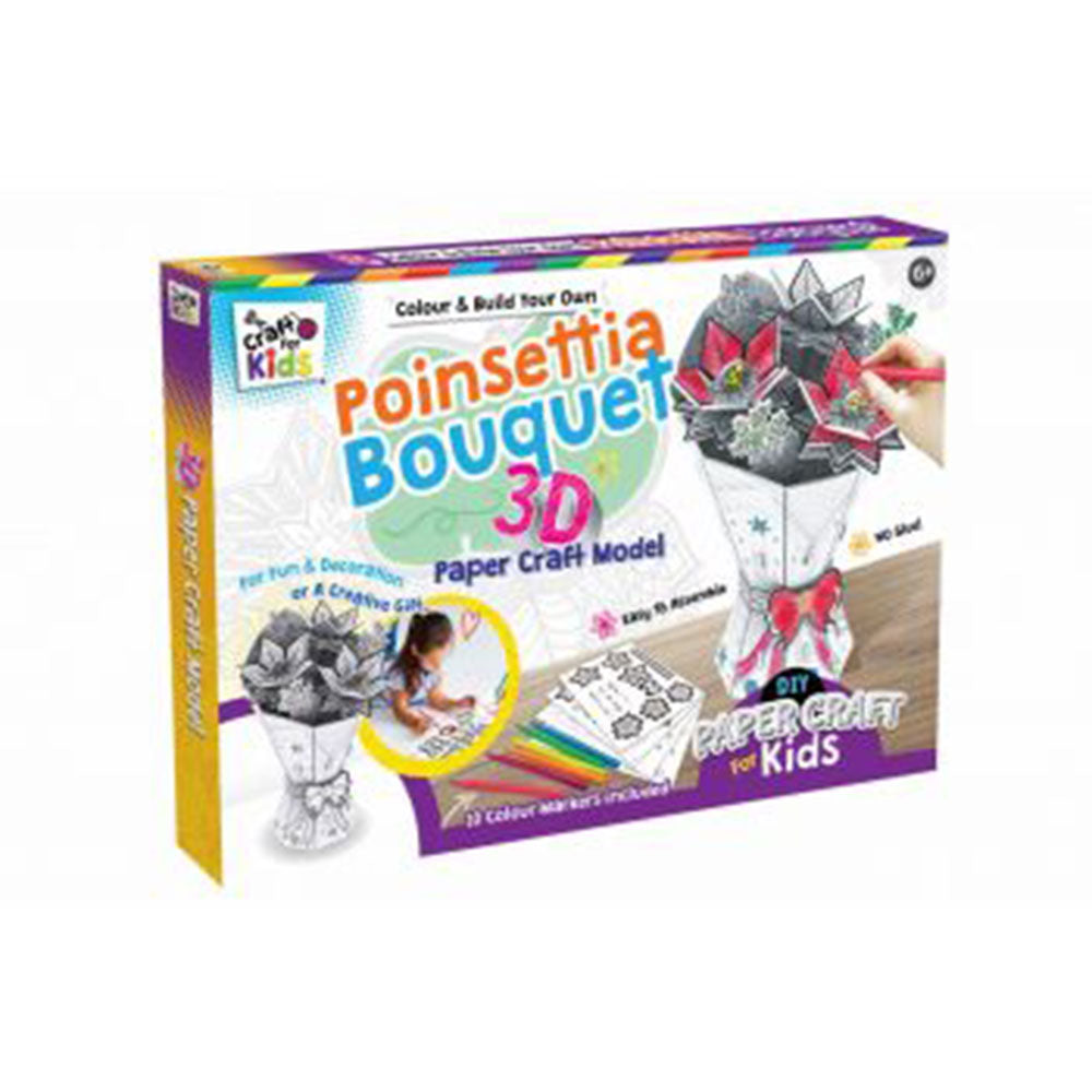 Colorir e construir seu próprio buquê 3D