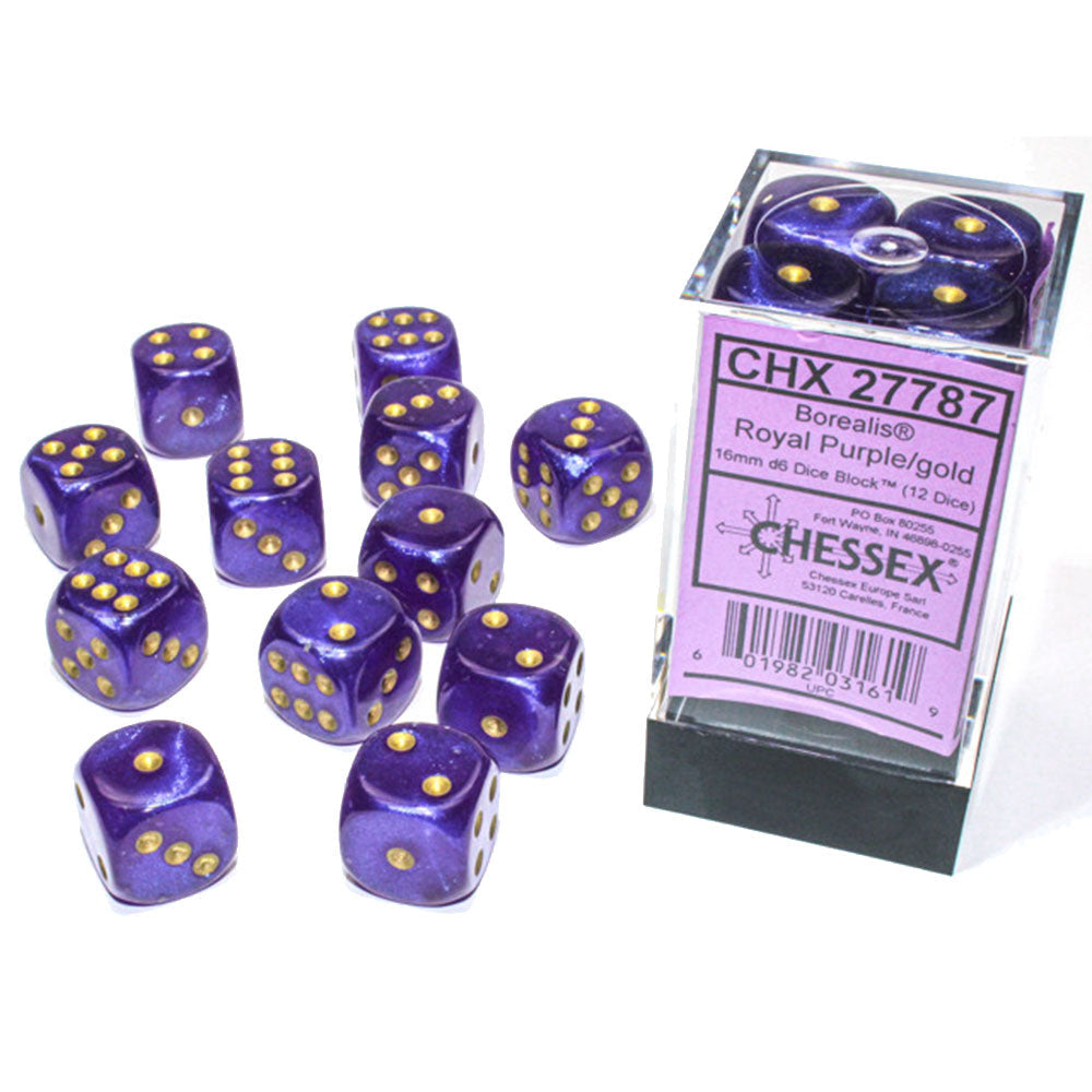 borealis chessex 16mm d6 luminaryダイスブロック