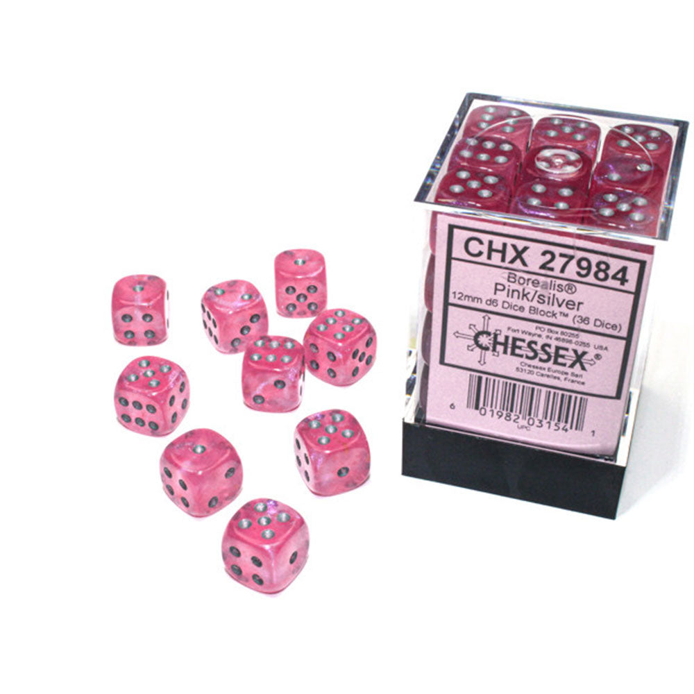 BOREALIS Chessex 12 mm D6 Luminary Block