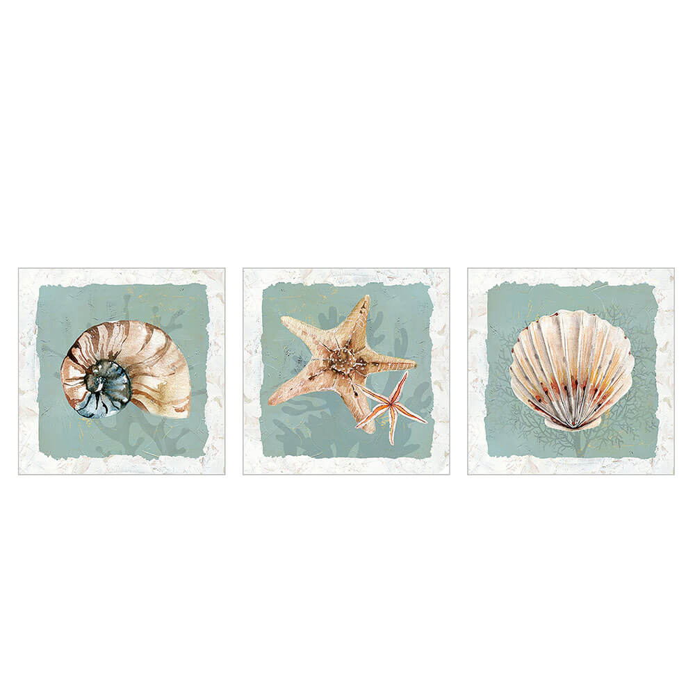 Hervey Canvas Prints Set de 3 (60x60x3,5 cm)