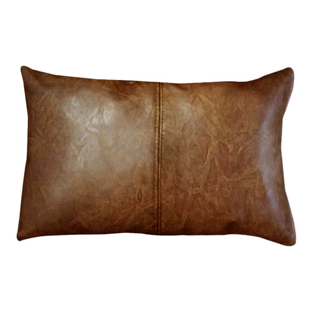 Bangalow Rectangle Cushion avec cuir PU rempli