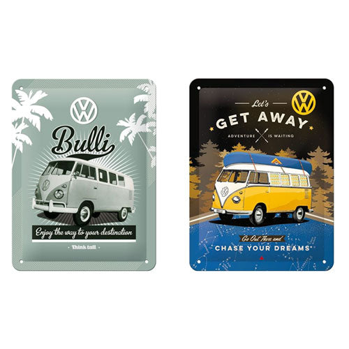 VW Nostalgic-Art Small Sign (15x20cm)