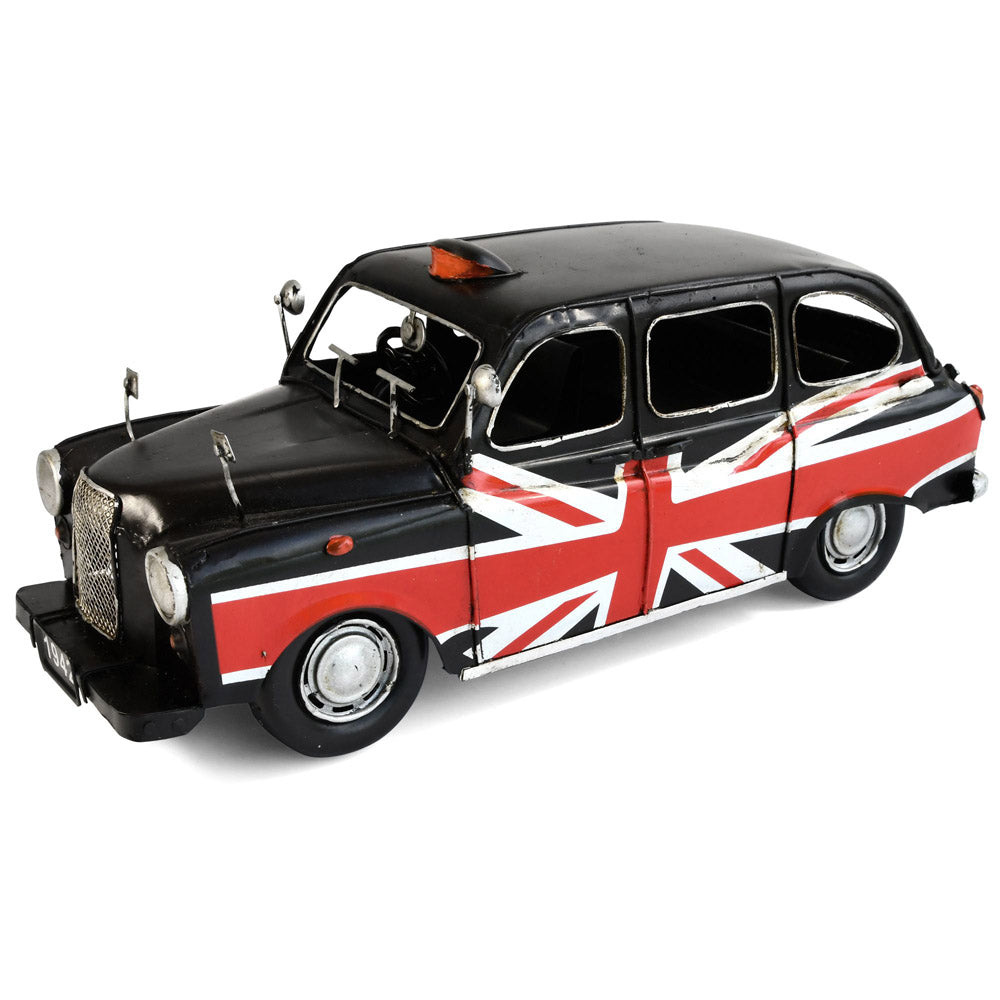 Black 1966 Austin London Cab Ornament (32x13x13.5cm)