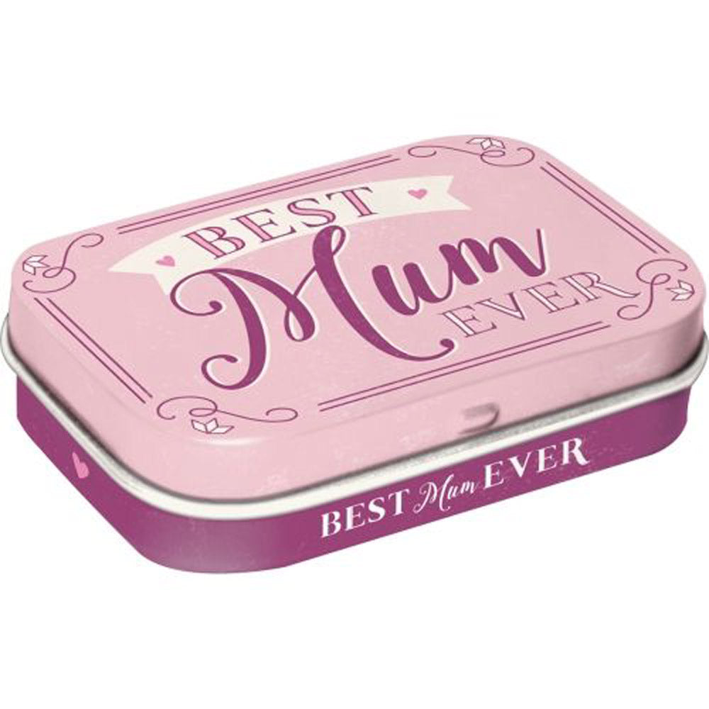 Nostalgic-Art Best Mum Ever Mint Box (4x6x2cm)