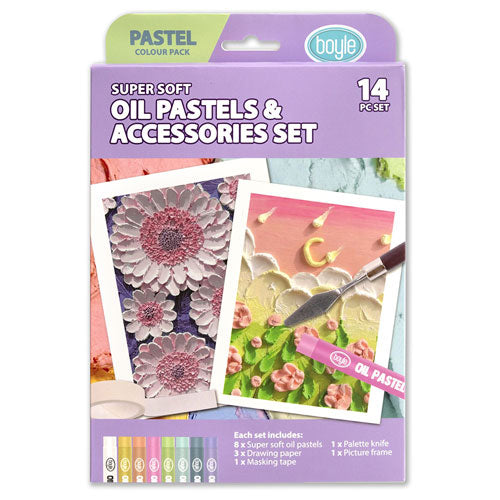 Oil Pastels and Accessories 14pc Set