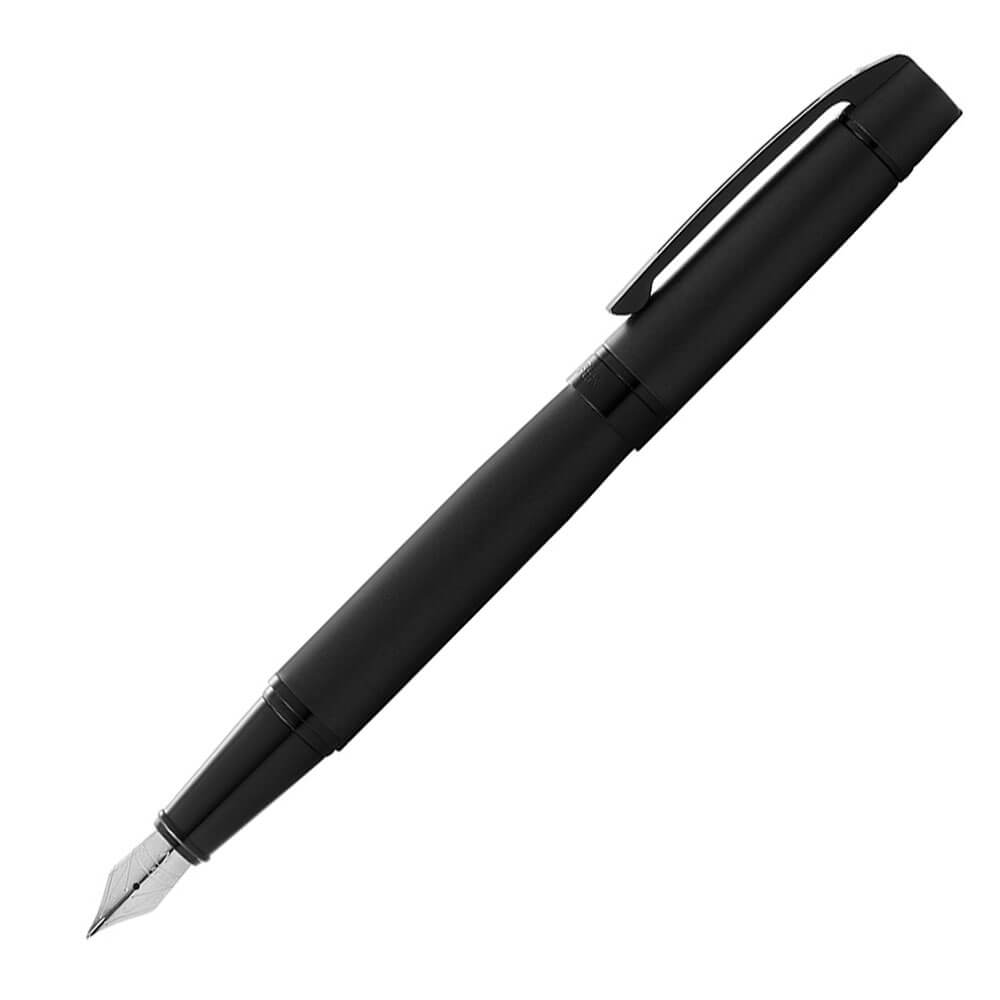 Caneta -tinteiro Sheaffer 300 com acabamento preto (preto fosco)