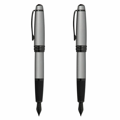 Cross Bailey Fountain Pen w/ Black Nib (Matte Grey)