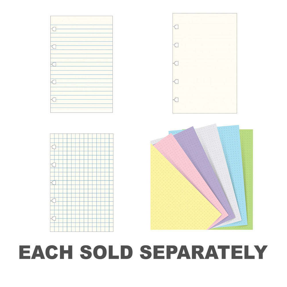 Filofax Pastel Pocket Notebook Refill 60pk