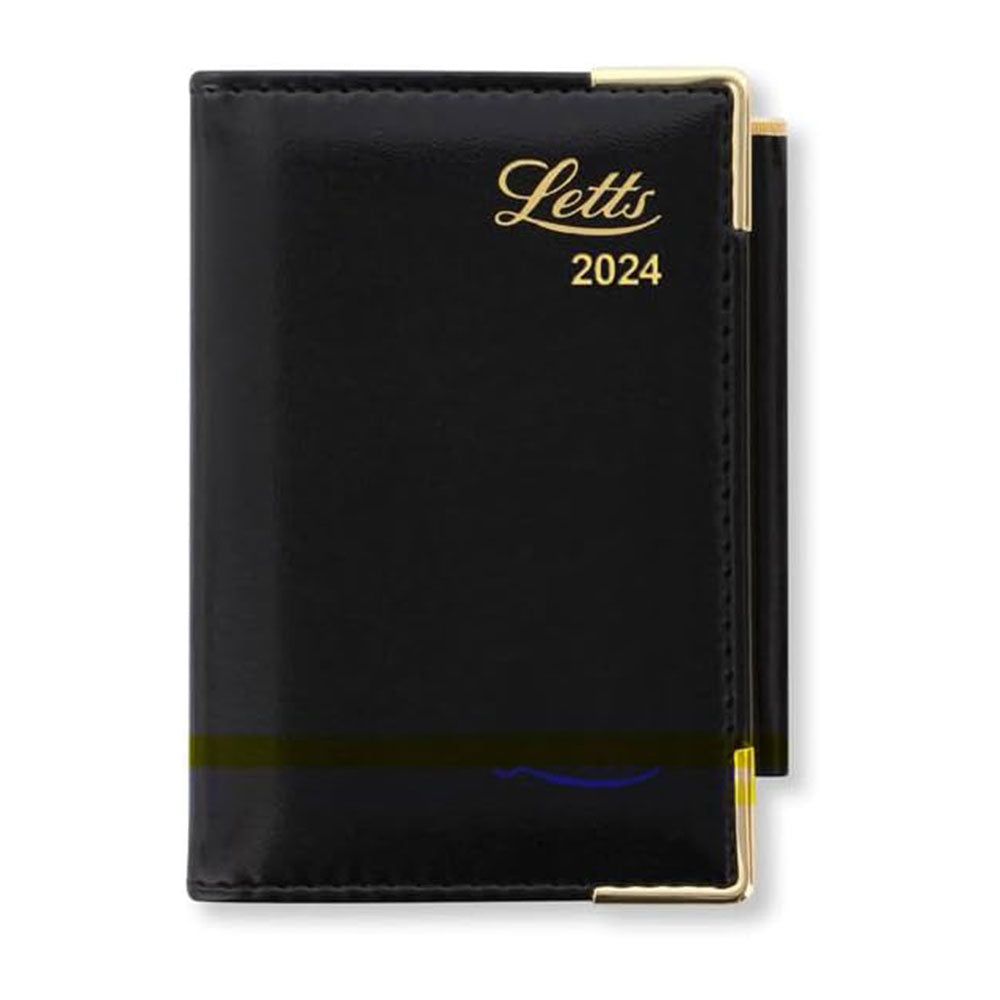 Letts 2024 Lexicon Pocket Mini Week to View Diary (Black)