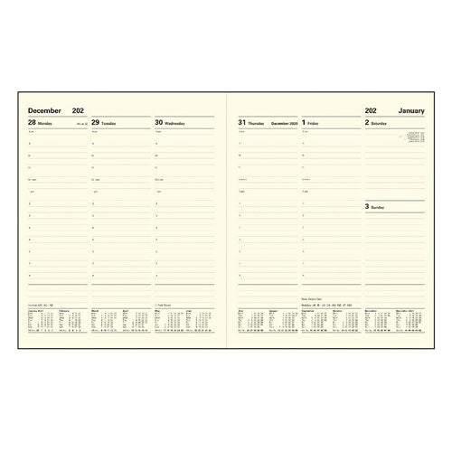 Letts 2024 Lexicon Quarto Week to View Diary (Black)