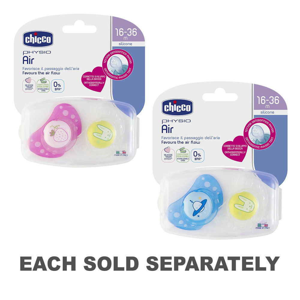 Chicco Soother Physio Air 16-36 Months 2pk