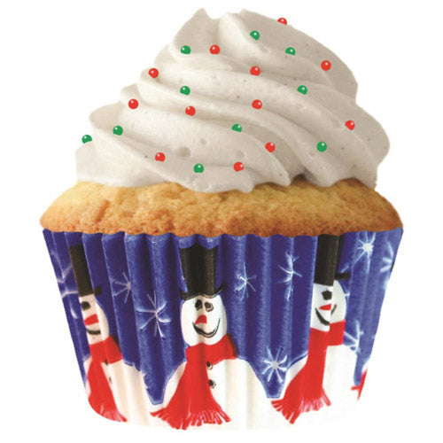 Standard Snowman Cupcake Cups 80pk