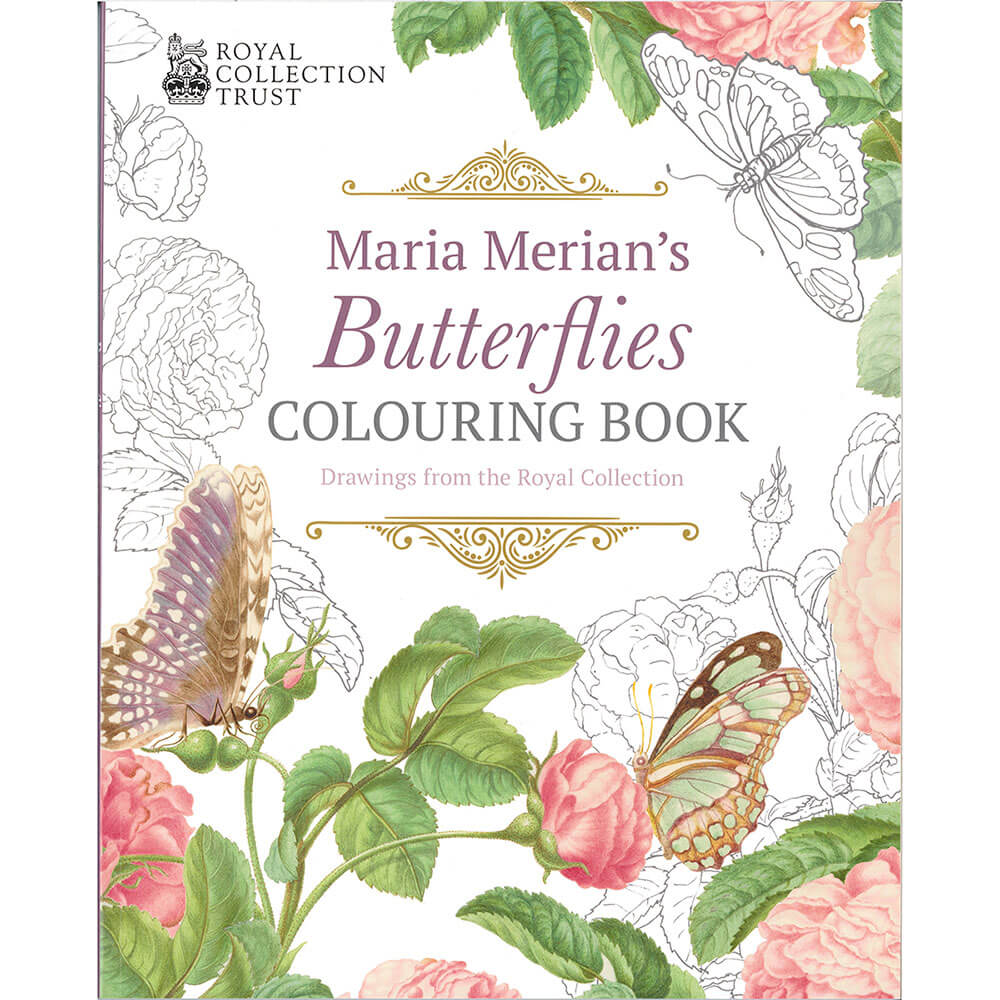 Maria Merian's Butterflies Colouring Book