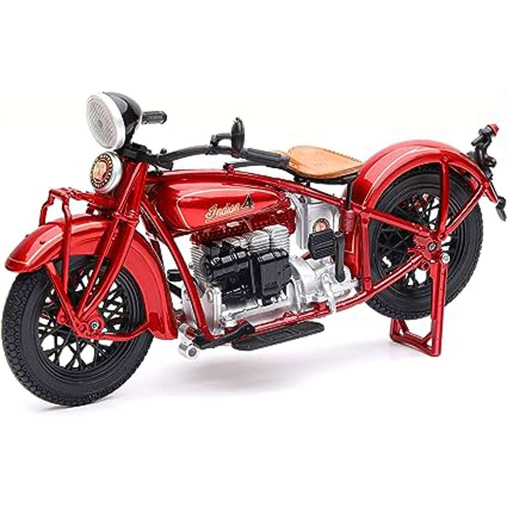 1930 Indian Four Bike 1:12 Scale (Burgundy)