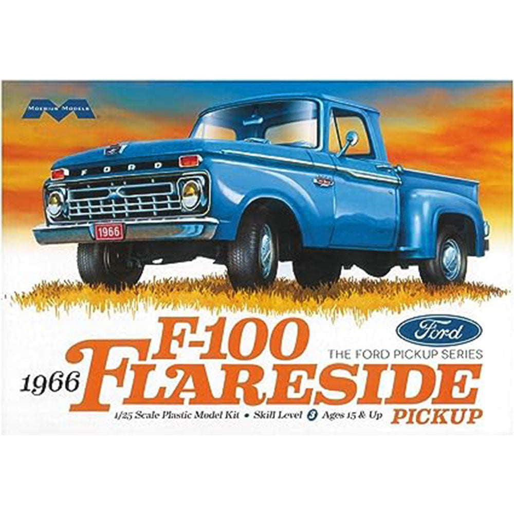 1966 Ford F-100 Flareside Pickup Plastic Kit 1:25 Scale