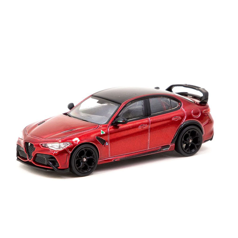 Alfa Romeo Giulia 1/64 Model (metaliczny czerwony)