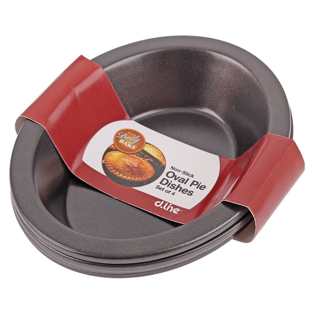 Daily Bake Non-Stick Oval Pie Dish (14x10 cm)