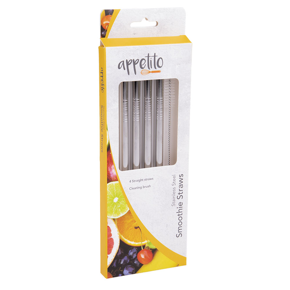 Soto de aço Smoothie Smoothie com pincel 4pcs