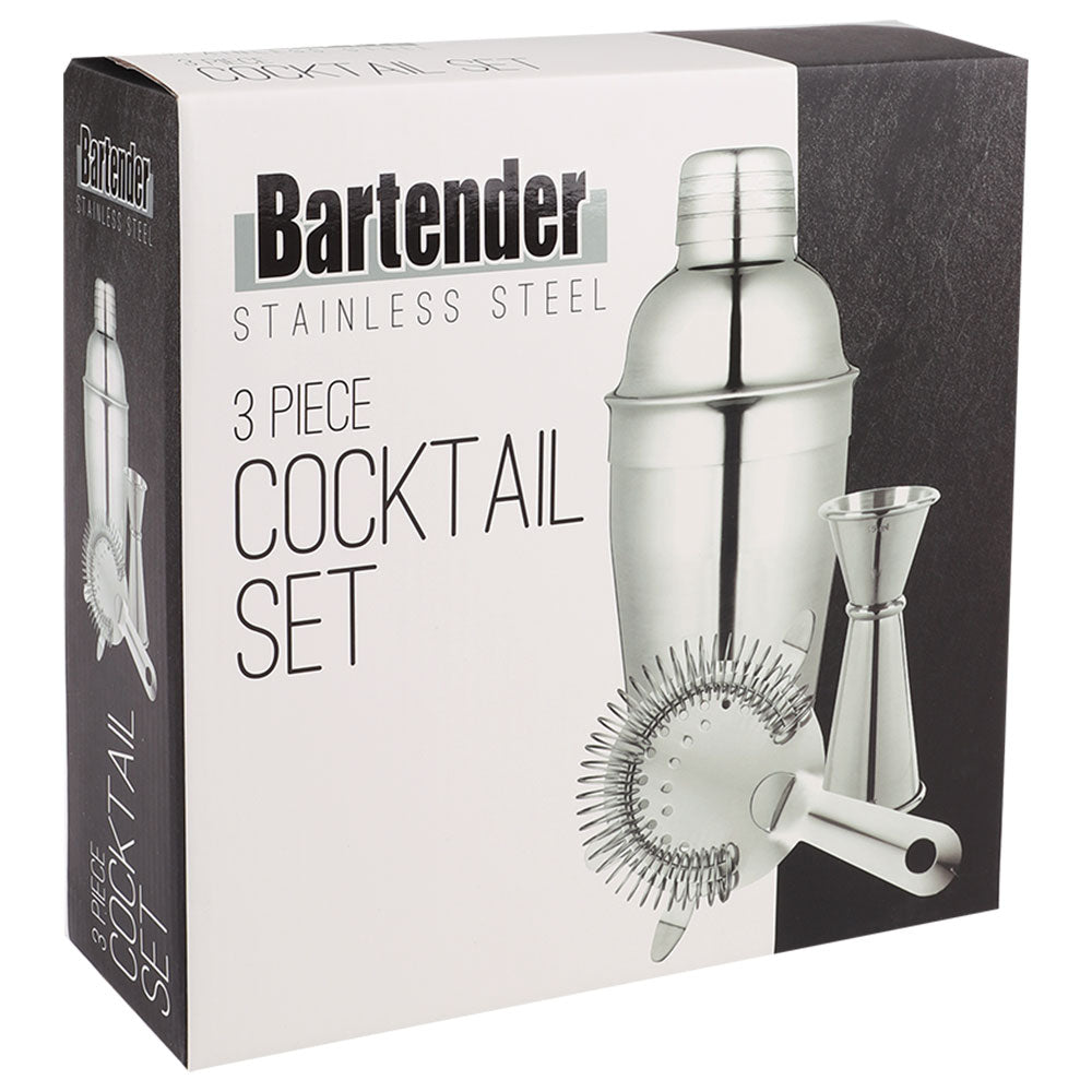 Ensemble de cocktails en acier inoxydable barman