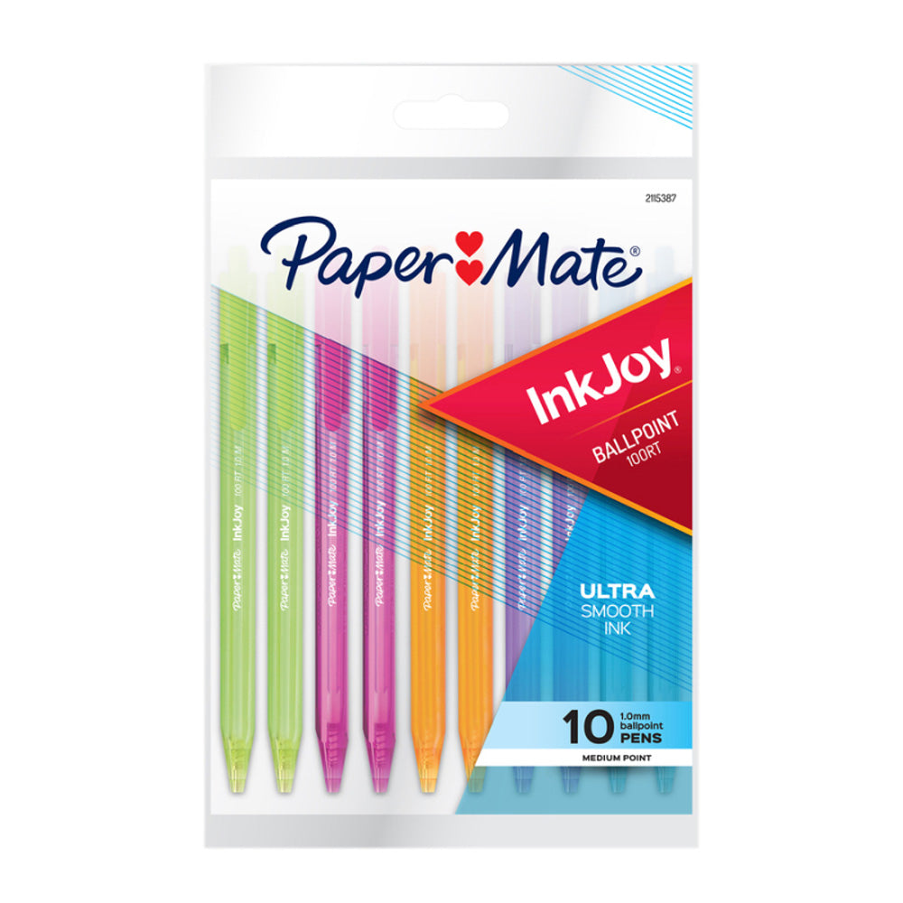 Papper kompis 10-pack Inkjoy 100RT Ballpen (låda med 12)