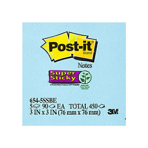 Post-It 76x76mm Super Sticky Notes (Box of 4)