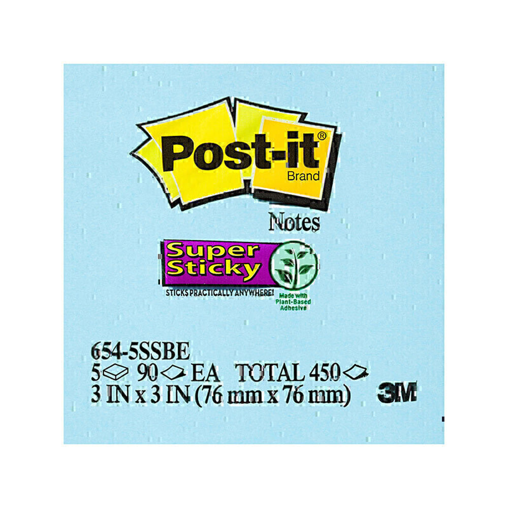 Post-It 76x76mmスーパースティッキーノート（4の箱）