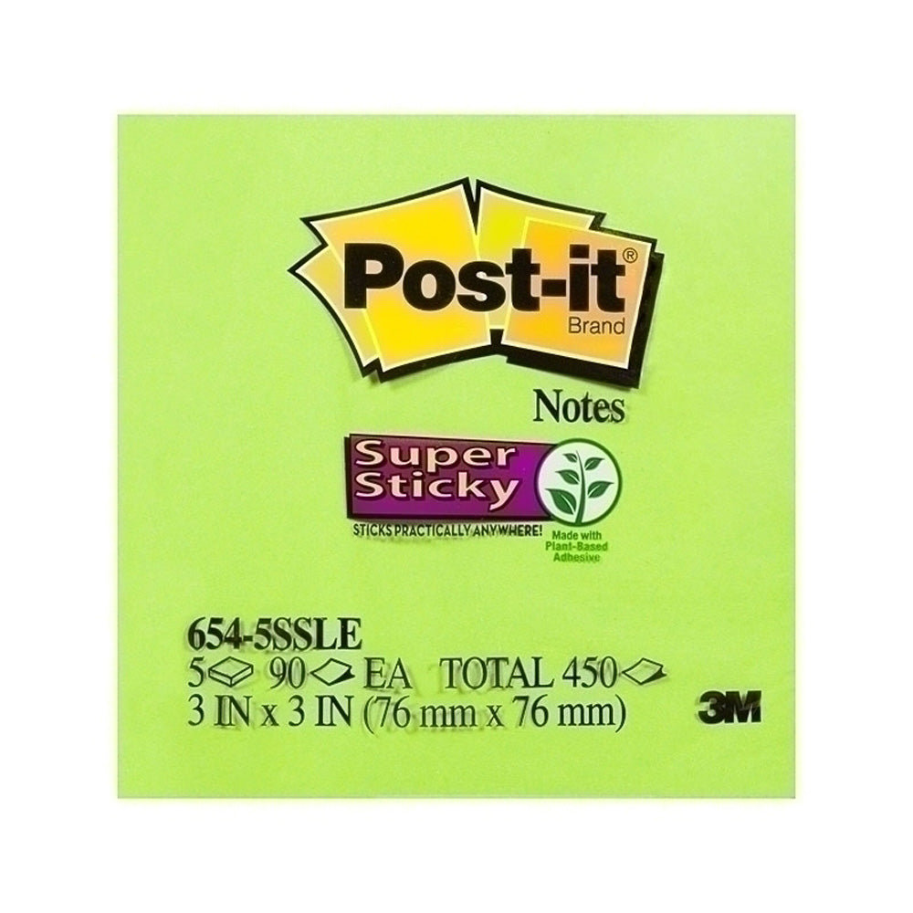 Post-It 76x76mm Super Sticky Notes (Box von 4)