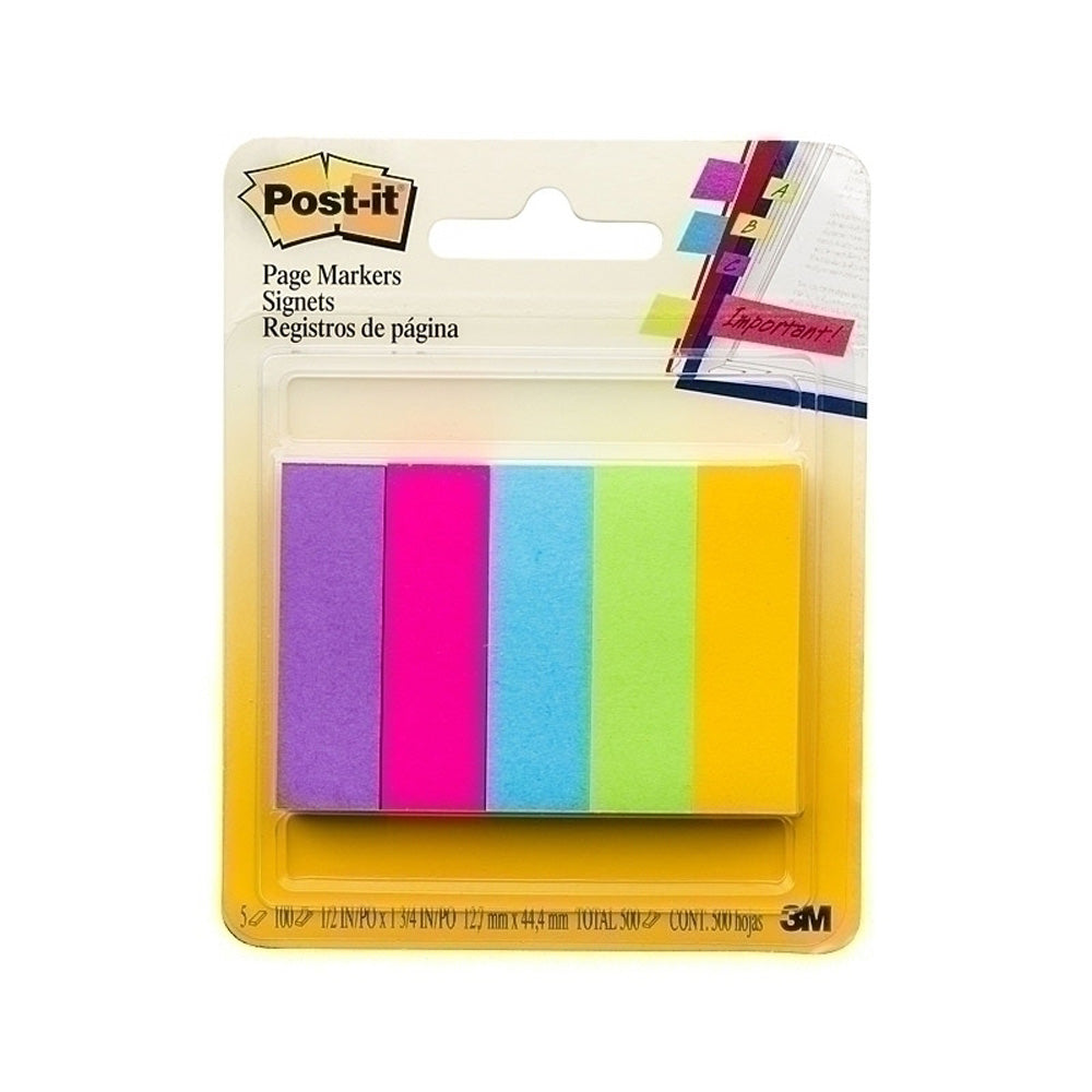 Marcadores de páginas post-it (13x45mm)