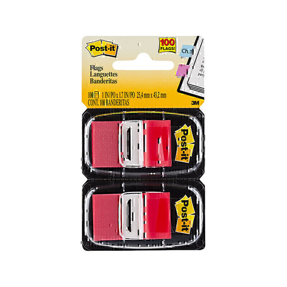 Post-it 2-pack 25x43mm flagg (boks med 6)