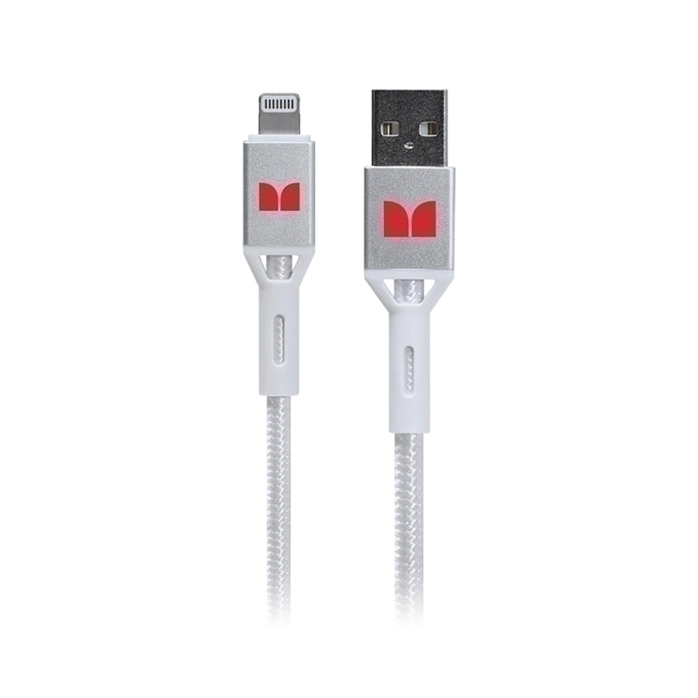 Monster Lightning a USB-A Cable 2m (blanco)