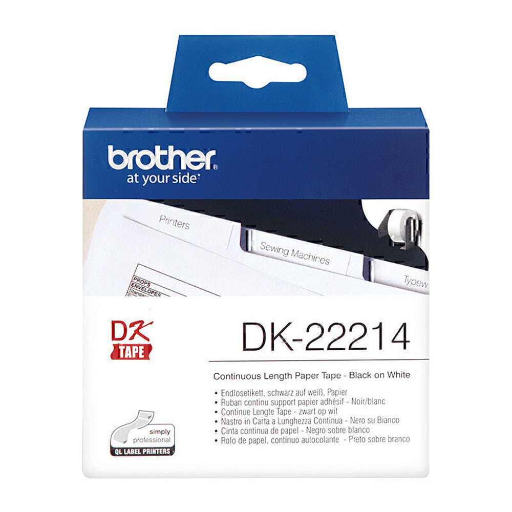 Brother White Continuous Paper Labeling Tape