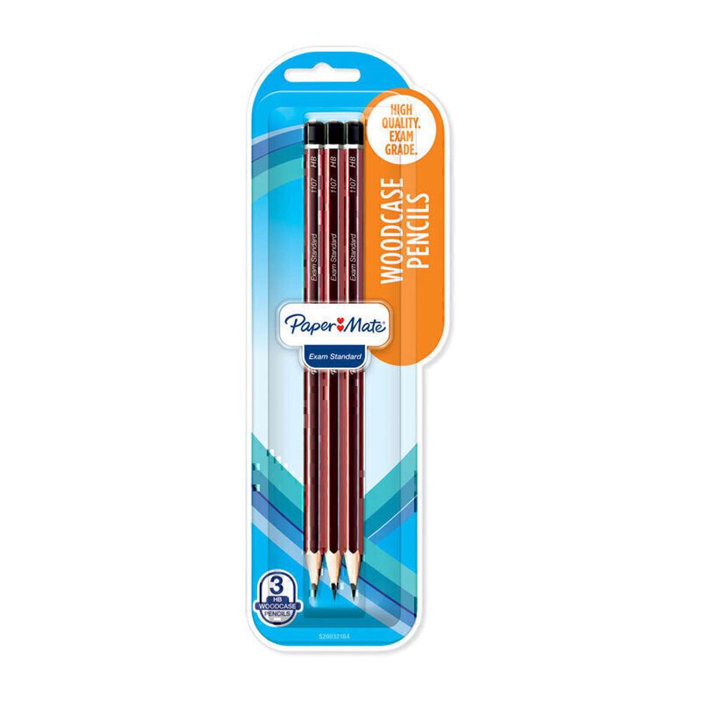 Paper Mate Woodcase Pencil Tri-Pack (doos van 12)