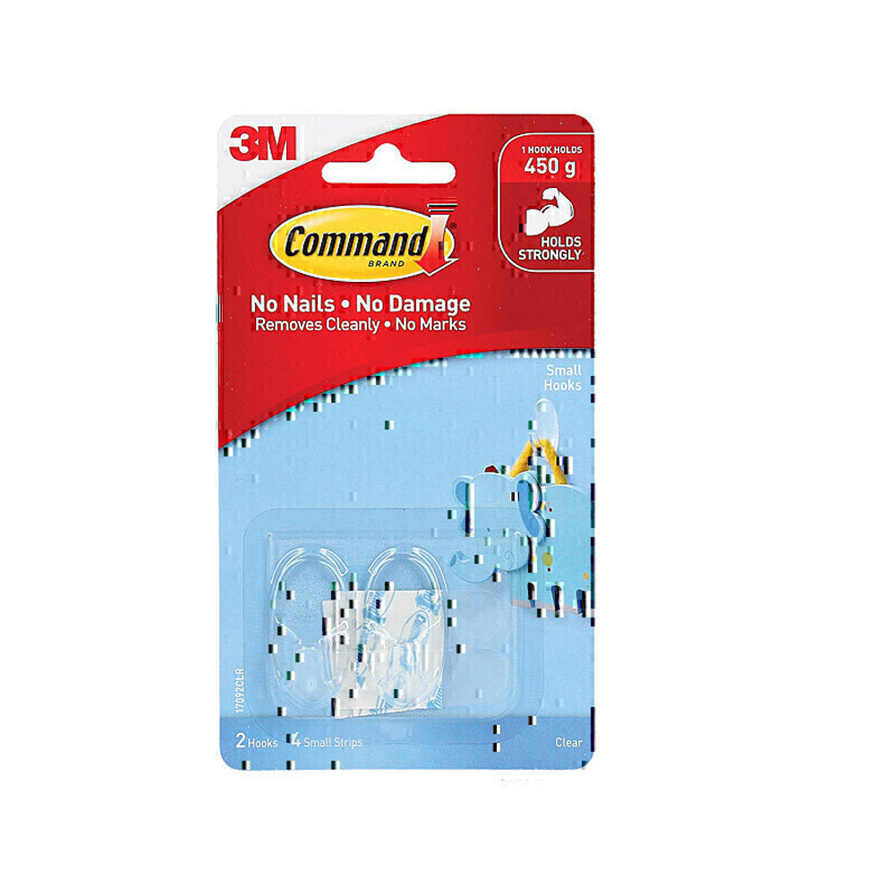 Command Clear Hooks 2pk (Box of 6)